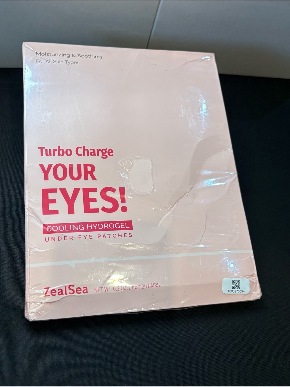 ZealSea Turbo Charge Your Eyes Cooling Hydrogel Under Eye Patches 20 Pairs NEW